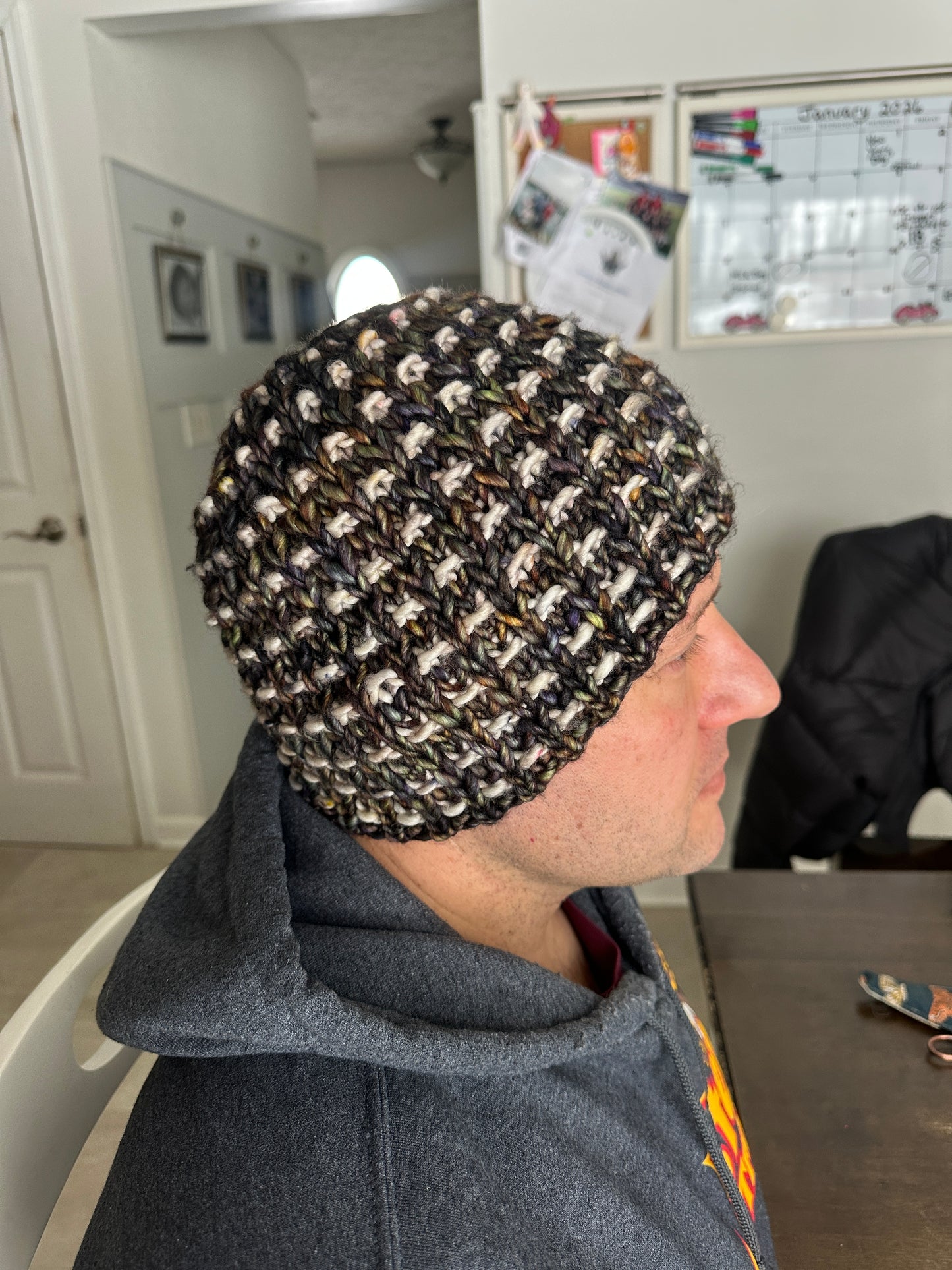 Merino wool knit hat