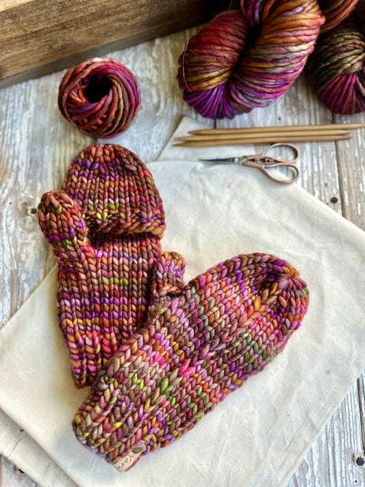 Flapjack Mitts Knit Pattern