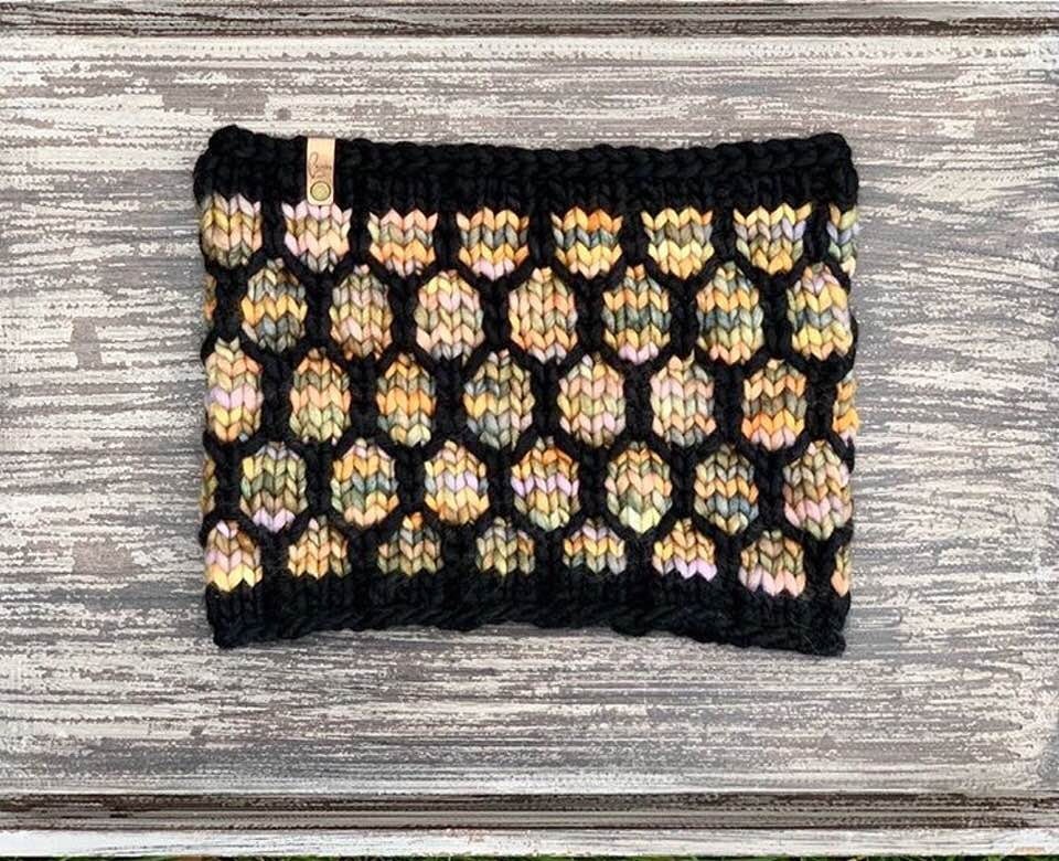 Looking Glass Cowl Knit Pattern
