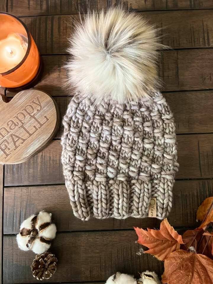Stepping Stones Beanie Knit Pattern