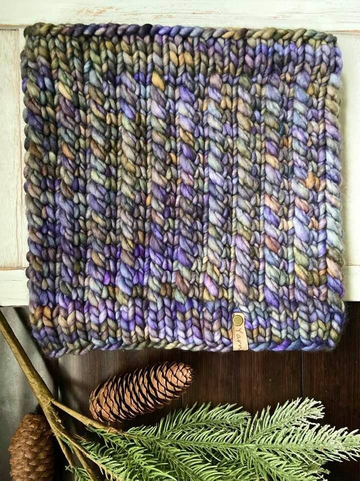 Corkscrew Cowl Knit Pattern