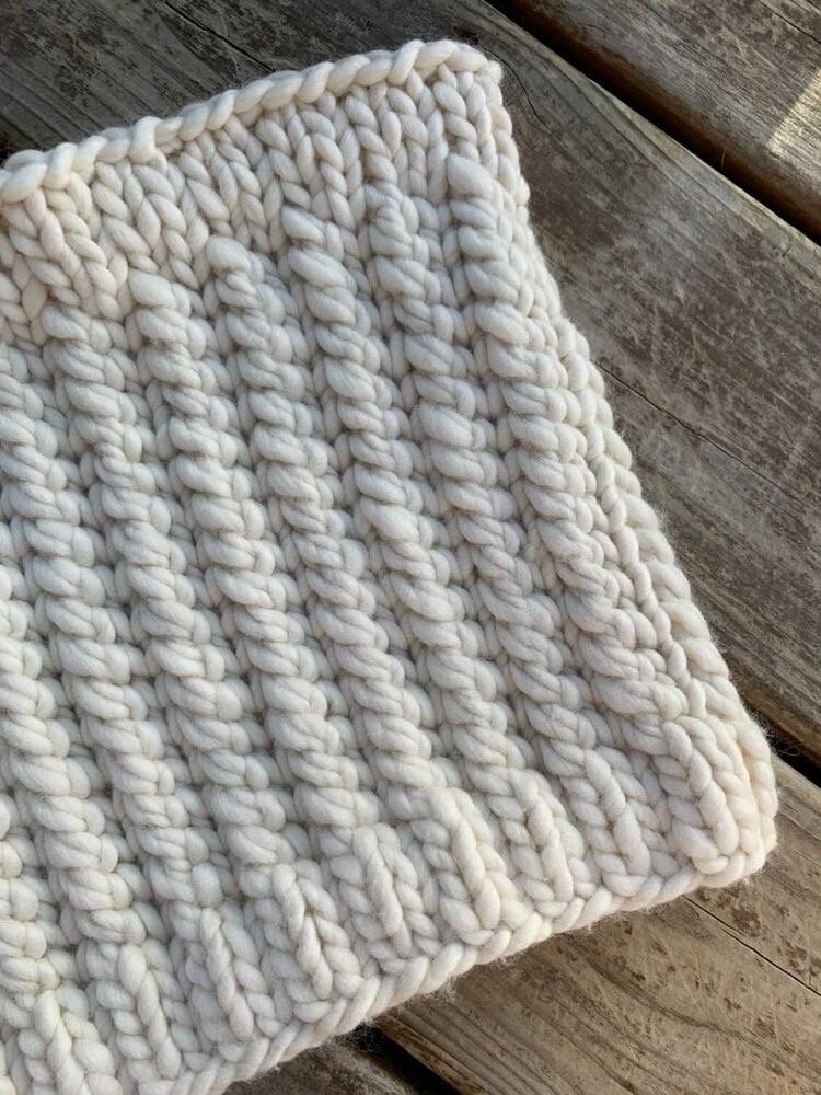 Corkscrew Cowl Knit Pattern