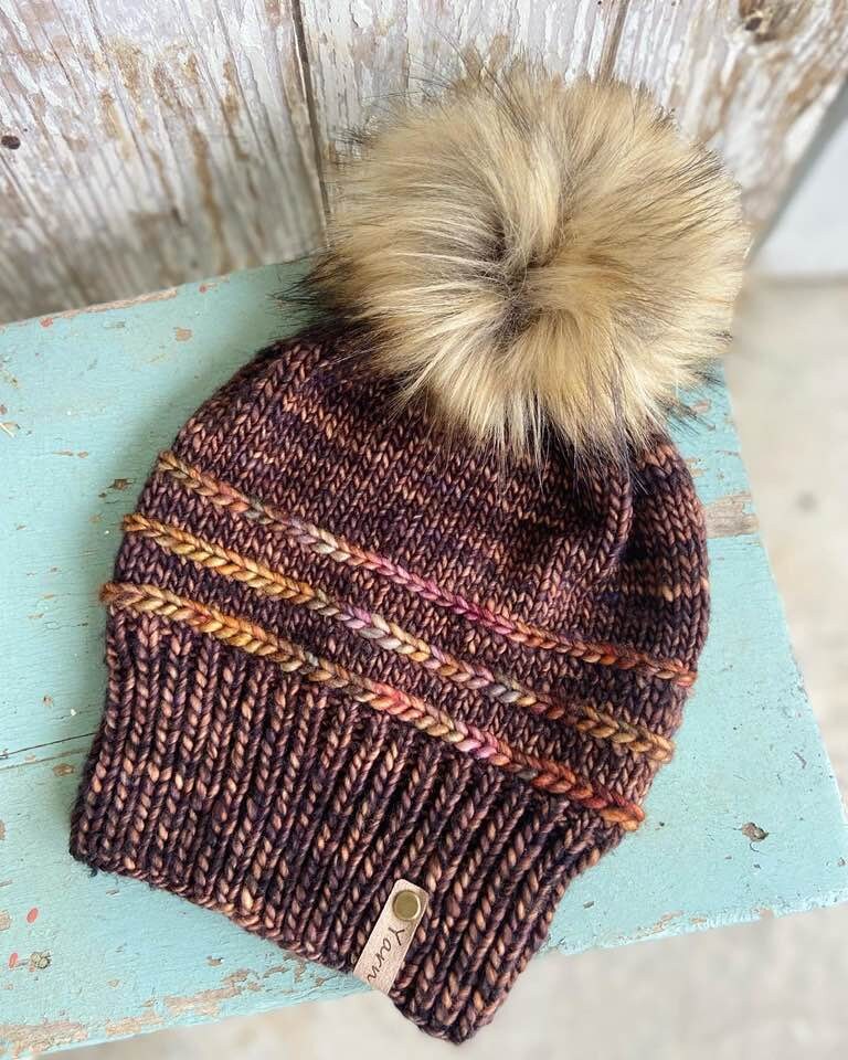 Autumn Winds Beanie Knit Pattern