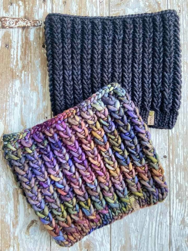 Braided Hearts Cowl Pattern